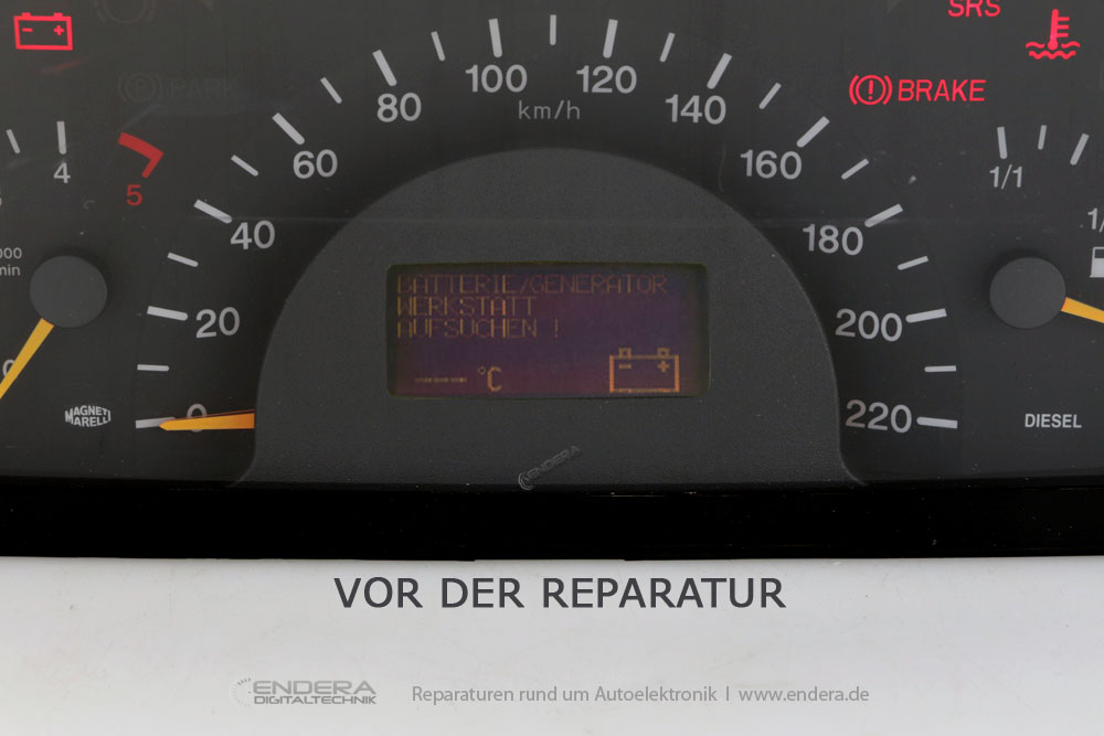 Displayfehler Reparatur Mercedes Viano W639