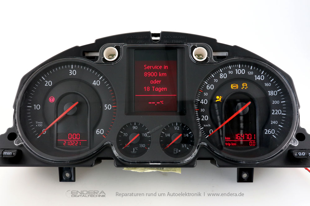 Analoganzeigen Reparatur VW Passat B6