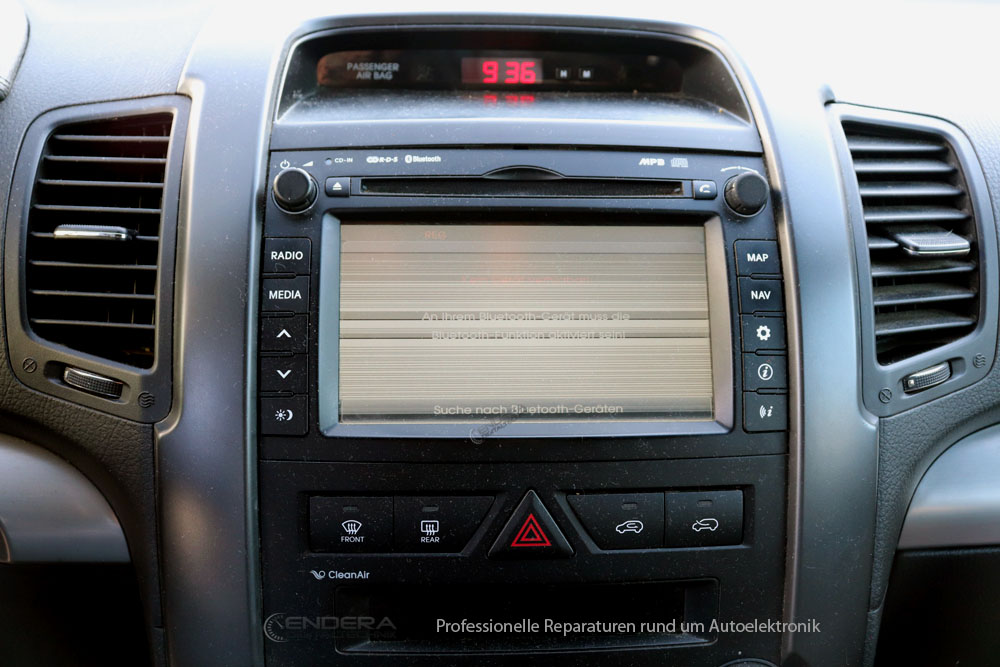 Navigation Display Reparatur KIA Sorento